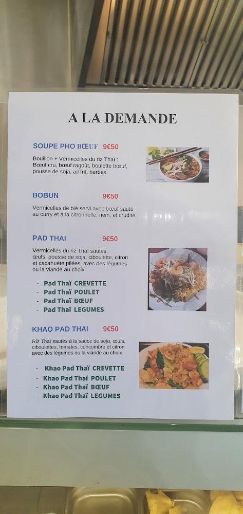 Thai Asie Bordeaux - Menu Image 1